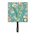 thumbnail image 1 of Carolines Treasures CJ2015-YSH4 Letter Y Circle Circle Teal Initial Alphabet Leash & Key Holder, 1 of 1