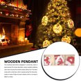 thumbnail image 4 of Naiovety 1 Juego de guantes colgantes de de Navidad, letrero de sombrero, adornos colgantes de puerta de árbol de Navidad de felpa Kits de decoración para fiestas Rojo, 4 of 6