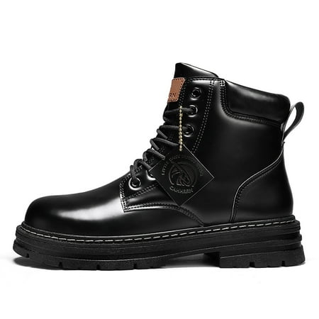 

Men‘s Non Slip Mid Top Martin Boots For Winter