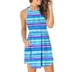 thumbnail image 2 of Vestidos lisos sueltos sin mangas para mujer Vestido corto informal con bolsillos Tie-Dye Rainbow Gradient Print Dress Pompotops ghjkhdj10445, 2 of 7