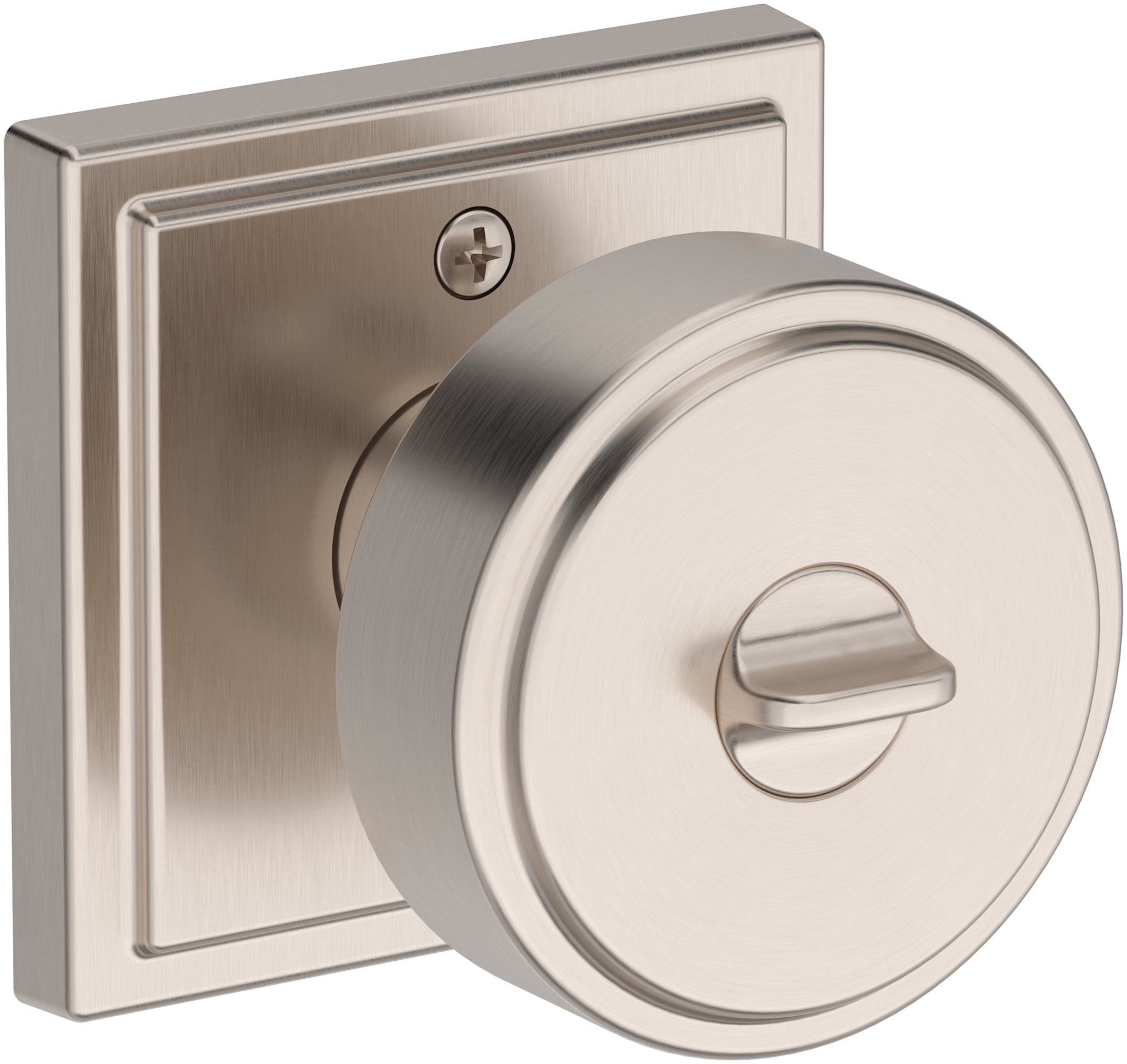 Baldwin ENVASSSR190SMC Vashon Single Cylinder Keyed Entry Door Knob Set - Black