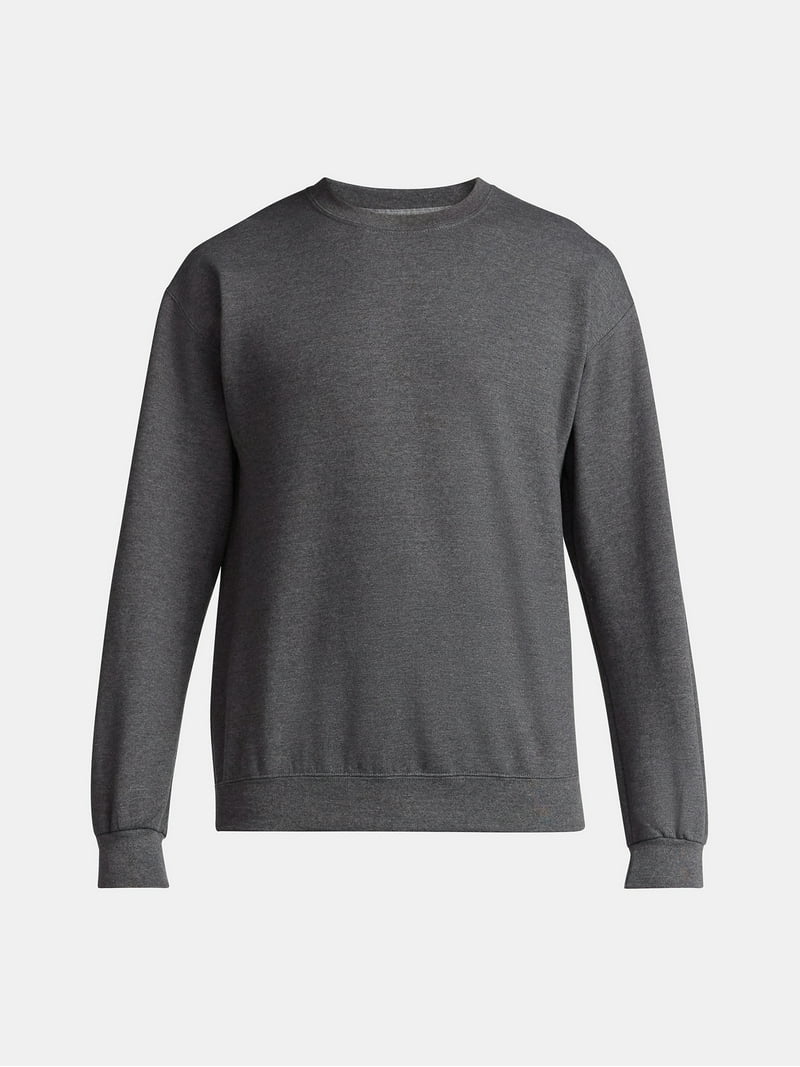Athletic Works Men's and Big & Tall Men's Fleece Crewneck