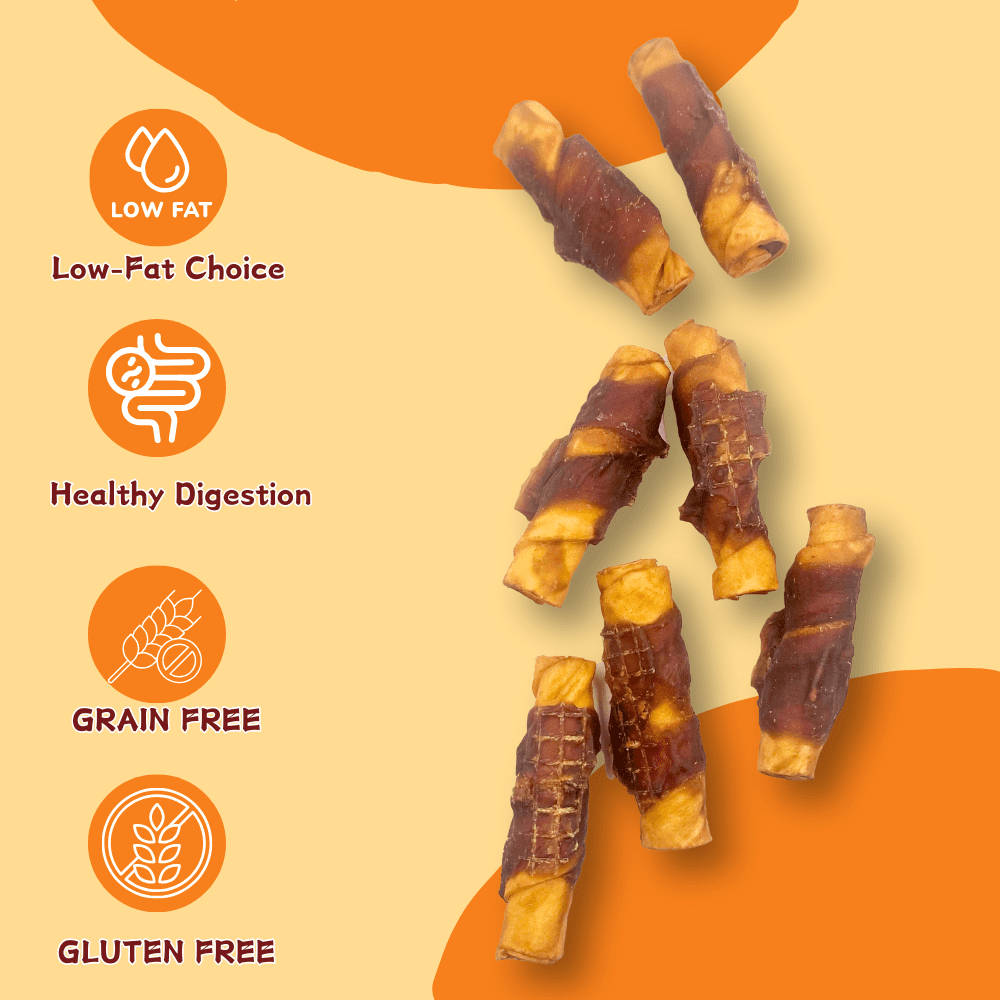 Tender Touch Beef-Filled Duck Rawhide Sticks, Dental Dog Treats, 15.87 oz