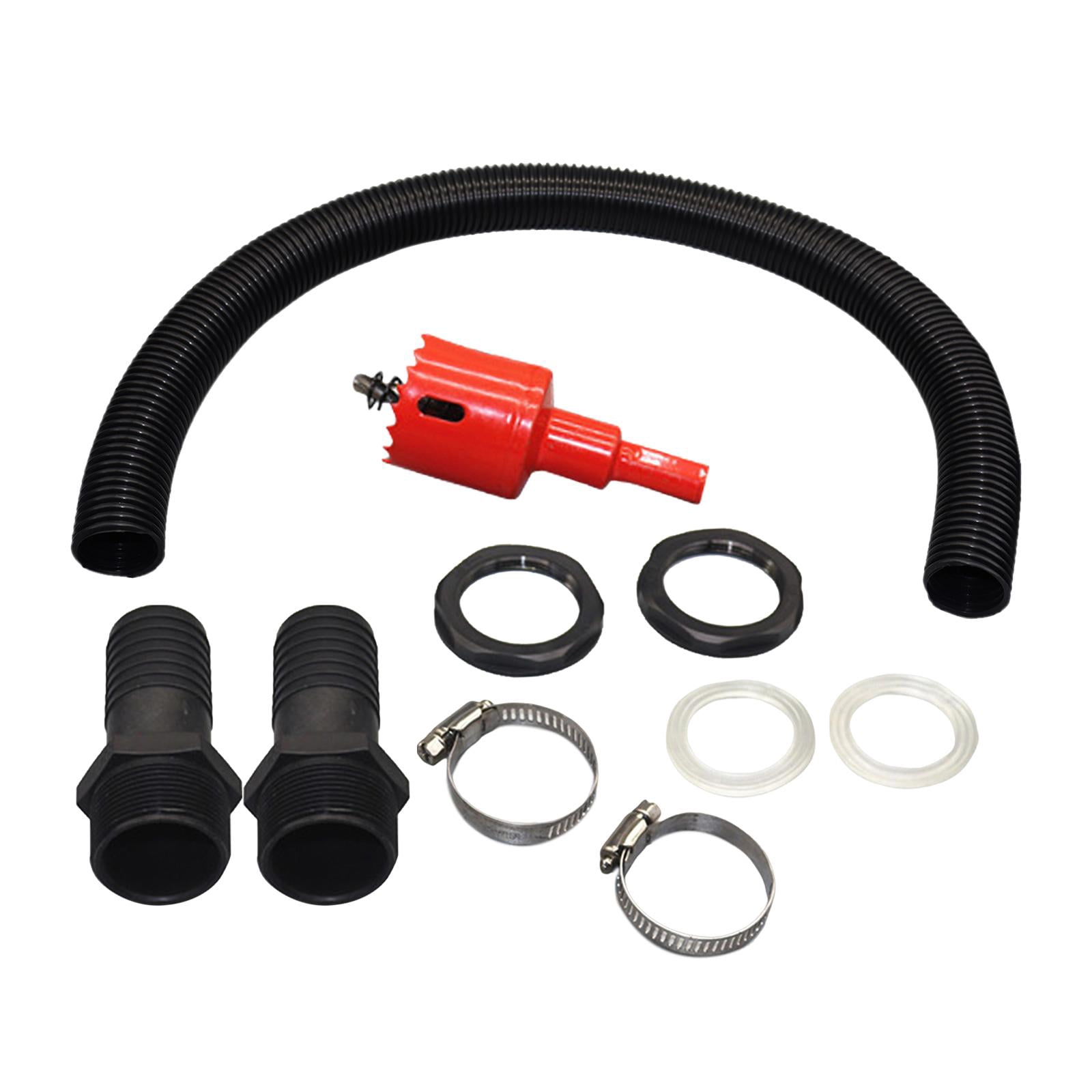 Zxpjkyu Rain Barrel Link Connector Hose Connection Pipe Lightweight Water Collection for 2.5cm With Taper