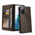 thumbnail image 6 of Dteck Wallet Case For Samsung  Galaxy S20 FE,Rugged Shockproof Flip Leather Card Slots Wallet Kickstand Case Cover,For Samsung Galaxy S20 FE,Brown, 6 of 7