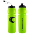 thumbnail image 6 of Cannon Sports 1 Liter Sports Water Bottle, BPA-Free, 34 Oz Capacity, Large Mouth, 2 lids (Straw and Squeeze), Great For Helmet Sports Such As Hockey, Lacrosse, Football, Boxing (2 Pack) (Lime Green), 6 of 9