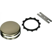 Watco Innovator Snap-On Bathub Overflow Faceplate Kit in Brushed Nickel - 18009-BN