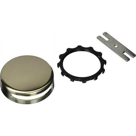 Watco Innovator Snap-On Bathub Overflow Faceplate Kit in Brushed Nickel - 18009-BN