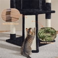 thumbnail image 5 of Yaheetech 42inch Cat Tree with Condo Basket Perch Platform, Black, 5 of 8