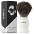 thumbnail image 1 of Brocha de afeitar Perfecto 100% Pure Badger White Handle, 1 of 7