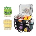 thumbnail image 2 of FORMRS Insulated Cooler Bag 24 Cans Capacity Soft Leakproof Lunch Box with Side Pockets, Yellow Halloween Ghosts, 2 of 7