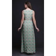 thumbnail image 3 of Bimba Robe Longue Maxi à Fleurs pour Femmes Col Rond Imprimé Robe de Soirée-TG, 3 of 6