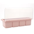 thumbnail image 4 of Kitchen Seasoning Rack Spice, Acrylic Seasoning Box, With Spoon Durable 4 Compartments For All Kinds Of Condiments Sugar, Salt, Jams, 4 of 8