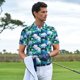 thumbnail image 3 of Fotbe Blue Lotus Flower Camiseta Polo de Golf para Hombre con Estampado – Camisa Deportiva Transpirable con Cuello Abotonado-Small, 3 of 6