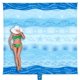 thumbnail image 1 of Manta de playa WEKAPO Bohemian Starfish 244 x 213 cm impermeable, 1 of 8