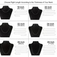 thumbnail image 4 of PROSTEEL Pure S925 Sterling Silver Chains for Women Men 1.6mm Twisted Rope Necklace 26 Inch Thin Non-tarnish Birthday Valentines Jewelry Gifts for Girlfriend Boyfriend, 4 of 7
