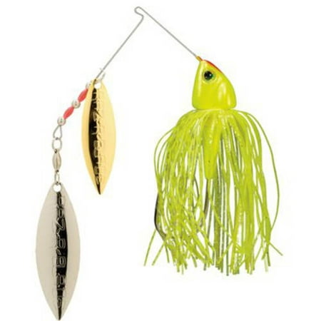 Chartreuse Shiner - Strike King The Burner Spinnerbait, Chartreuse