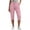 *Pink, variant on ClodeEU Women's Elastic Waist Cargo Capri Pants,Casual Cropped Trousers with Pockets Gray,Womens Plus L