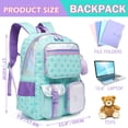 thumbnail image 2 of Mochila Meetbelify para niñas escolares de más de 6 años, estética, 2 of 7