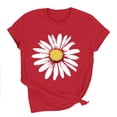 thumbnail image 4 of Busydd Womens T Shirts Crew Neck Short Sleeve Graphic Tees Casual Basic Summer Print T Shirts for Women 2XL, 4 of 7