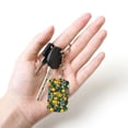 thumbnail image 5 of Goofa Fresh Orange Printed Rectangular Metal Keychain Bag Charm Floral Charm for Purse Keys Metal Keyring Gift for Women Accessories, 5 of 7