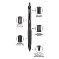 thumbnail image 4 of uniball™ 207 Plus+ Retractable Gel Pens, Micro Point (0.5mm), Black, 2 Pack, 4 of 7