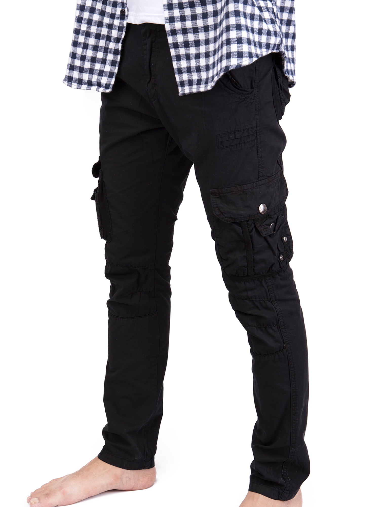 SAYFUT - Big Mens Cargo Pants with Pockets Fit Wild Hunting Trousers ...