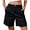 Black, variant on SOMER Bermuda Shorts for Women Elastic Waist Cargo Shorts with 6 Pockets Green Shorts Hiking for Summer Casual