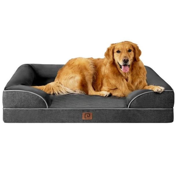 Cama ortopédica para perros EHEYCIGA, impermeable, espuma viscoelástica, grande