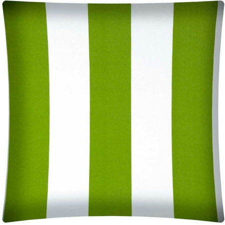CABANA LARGE Green Indoor/Outdoor - Zippered Pillow Covers (Set of 2)