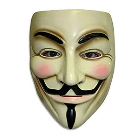 ZLLJH V for Vendetta Mask Guy Fawkes Anonymous Halloween Masks Fancy Dress