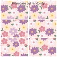 3pcs Floral Bouquet Pattern Bedding Set - Soft 100% Brushed Fabric with ...
