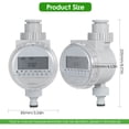 thumbnail image 2 of Temporizador de riego de agua con energía solar Riego automático programable electrónico, 2 of 8