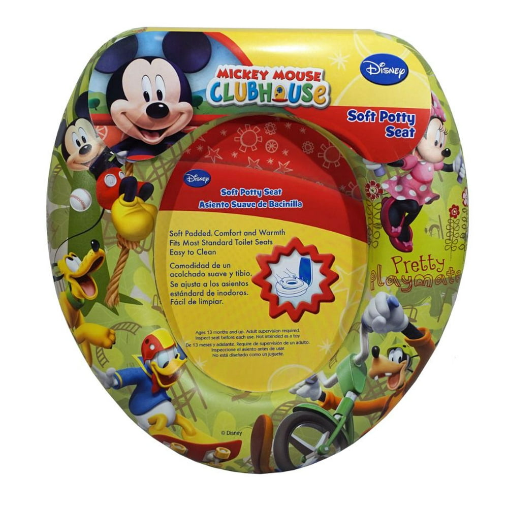 Mickey Mouse Clubhouse Potty Seat - Soft Padded for comfort and warmth ...