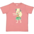 thumbnail image 3 of Inktastic Blonde Hula Girl Girls Toddler T-Shirt, 3 of 5