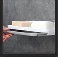 thumbnail image 3 of Advancent Soporte autoadhesivo montado en la pared del de la esponja Contenedor del organizador del drenaje Juegos de accesorios de baño Gris, 3 of 6