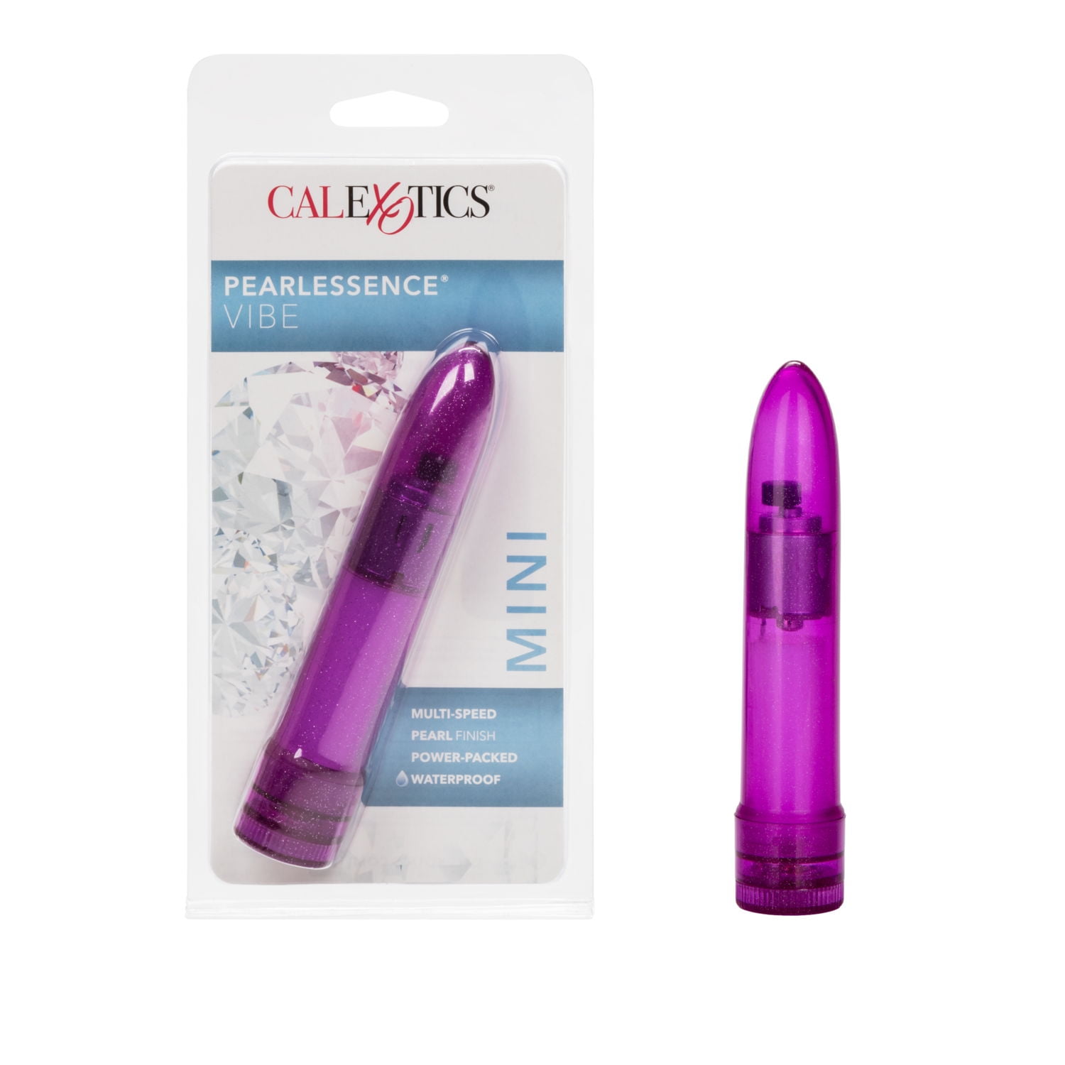 CalExotics Pearlessence Multi-Speed Power Packed Vibrator - Purple