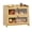 Natural, variant on Bamboohomie Bamboo Bread Box for Homemade Bread, Kitchen Countertop Storage with Transparent Door Panel, Farmhouse Organizer, Natural
