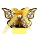 thumbnail image 4 of Cajas de papel con forma de mariposa recortadas con láser en color rosa para bombones y bodas, 50 unidades, 4 of 6