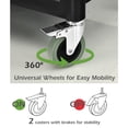 thumbnail image 6 of Giantex Rolling Service Cart, Heavy Duty Utility Cart for Kitchen, Restaurant, Office, Warehouse, Garage, 6 of 9