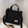 thumbnail image 4 of Bolso de mano para mujer, bolso pequeño, bolso elegante, bolso de mano para mujer, bolso Hobo de pana, bolso cruzado de moda, 4 of 8