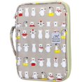 thumbnail image 1 of Portalápices de gran capacidad, bolsa organizadora de bolígrafos con cremallera, bolígrafos de gel para artistas (oso de baño), 1 of 5