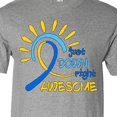 thumbnail image 4 of Inktastic Just Down Right Awesome Down Syndrome Awareness Ribbon T-Shirt, 4 of 5