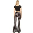 thumbnail image 2 of SWEETKIE Boho Flare Pants, Elastic Waist, Wide Leg Pants for Women, Solid & Printed, Stretchy and Soft, 2 of 5