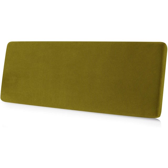 CHUN YI 1 Piece Cushion Cover Spandex Stretch Textured Grid Box Cushion Seat Slipcover