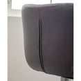 thumbnail image 6 of Roundhill Furniture Ellston Upholstered Adjustable Swivel Barstools in Gray, Set of 2, 6 of 17