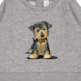 thumbnail image 3 of Inktastic Little Gent Yorkie Baby Sweatshirt, 3 of 4