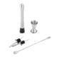 thumbnail image 5 of Kit De Barman, Juego De Coctelera De 6 Piezas, Accesorios De Barra De Acero Inoxidable Para Hacer Herramientas De Barra De Cócteles, 5 of 7
