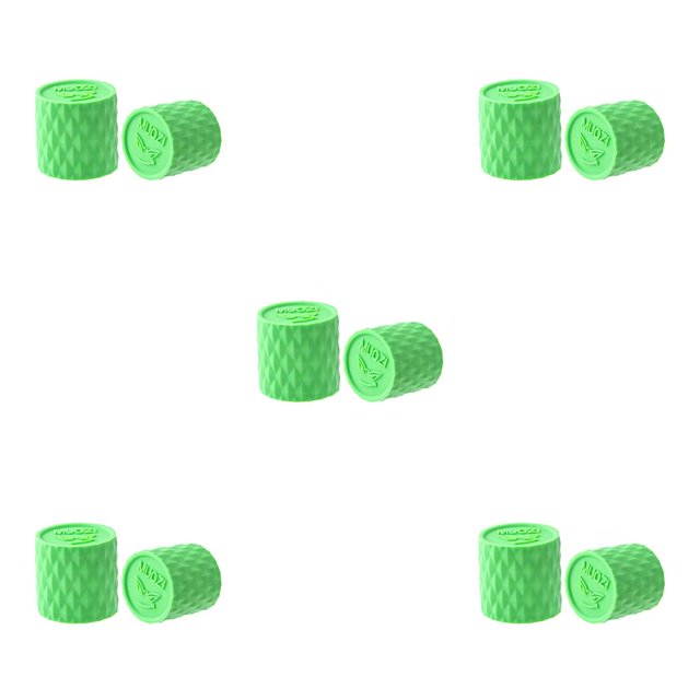 Tapones para manillar Toystoory cubierta de barra de silicona 5piezas Verde