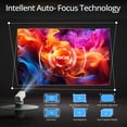 thumbnail image 6 of AKAGEAR Projector Native 1080P Support 4K with 5G WiFi Bluetooth, 200'' Full HD Movie Projector, 330ANSI and 180° Rotate&Stereo Speaker for Home Theater, 6 of 10